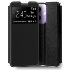 Funda COOL Flip Cover para Oppo A40 / A40m / A60 5G Liso Negro