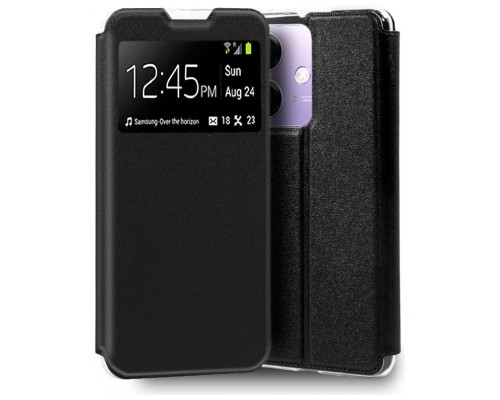 Funda COOL Flip Cover para Oppo A40 / A40m / A60 5G Liso Negro