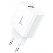 Cargador Red Adaptador 1x USB Universal COOL (2.4 Amp) Blanco