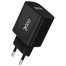 Cargador Red Adaptador 1x USB Universal COOL (2.4 Amp) Negro