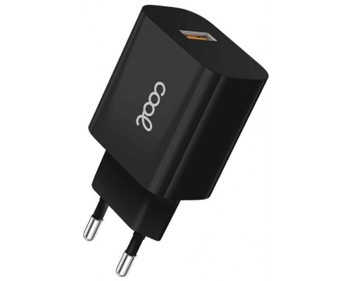 Cargador Red Adaptador 1x USB Universal COOL (2.4 Amp) Negro