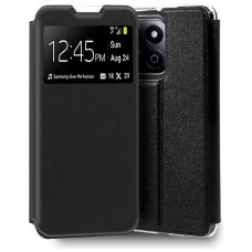 Funda COOL Flip Cover para Honor 200 Smart 5G Liso Negro