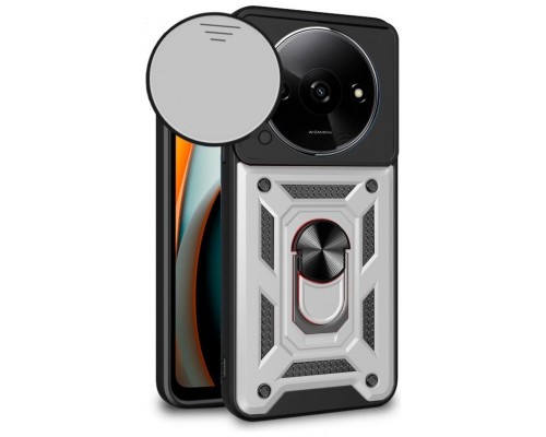 Carcasa COOL para Xiaomi Redmi A3 Hard Ring Plata