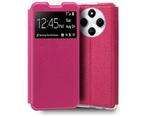 Funda COOL Flip Cover para Xiaomi Redmi 14C / Poco C75 Liso Rosa