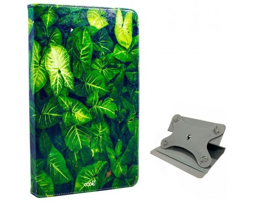 Funda COOL Ebook / Tablet Universal 9.7 - 11 pulg Polipiel Hojas (Panorámica)