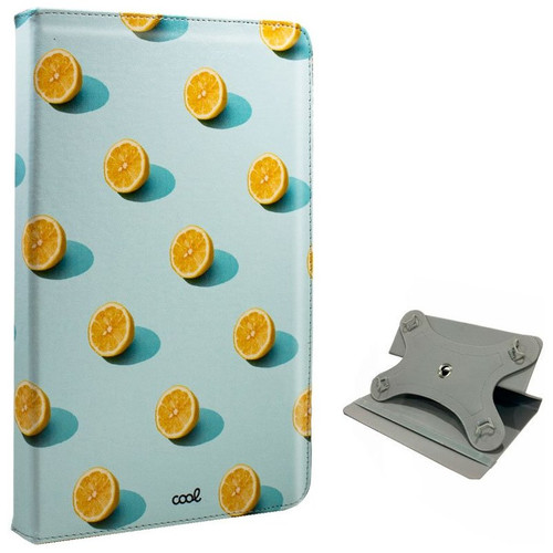 Funda COOL Ebook / Tablet Universal 9.7 - 11 pulg Polipiel Limones (Panor&aacute;mica)