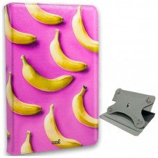 Funda COOL Ebook Tablet Universal 9.7 - 11 Pulgadas Dibujos Bananas (Cuadrada)