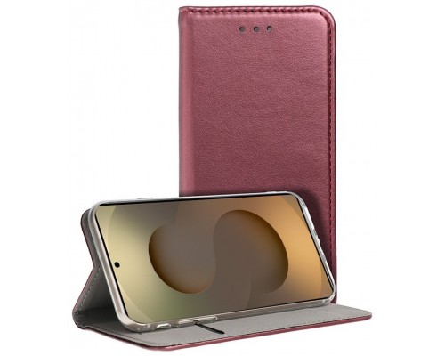 Funda COOL Flip Cover para Samsung S938 Galaxy S25 Ultra Liso Burgundy