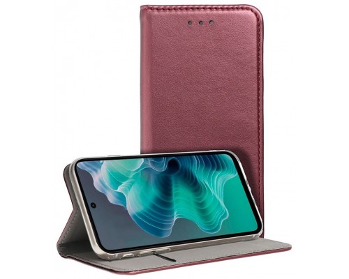 Funda COOL Flip Cover para Motorola Moto G35 5G Liso Burgundy