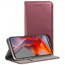 Funda COOL Flip Cover para Motorola Moto G75 5G Liso Burgundy