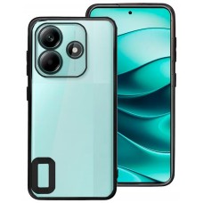 Carcasa COOL para Xiaomi Redmi Note 14 5G Borde Metalizado (Negro)