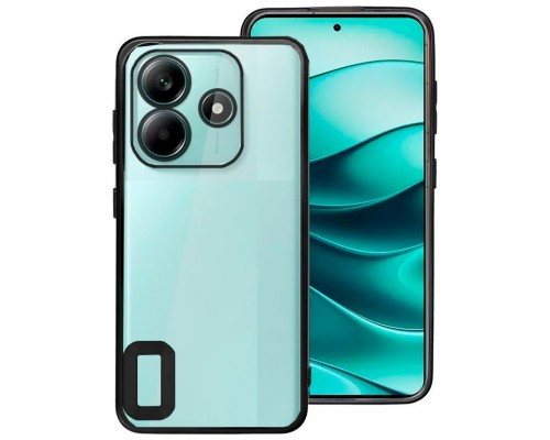Carcasa COOL para Xiaomi Redmi Note 14 5G Borde Metalizado (Negro)