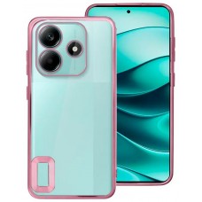 Carcasa COOL para Xiaomi Redmi Note 14 5G Borde Metalizado (Rosa)
