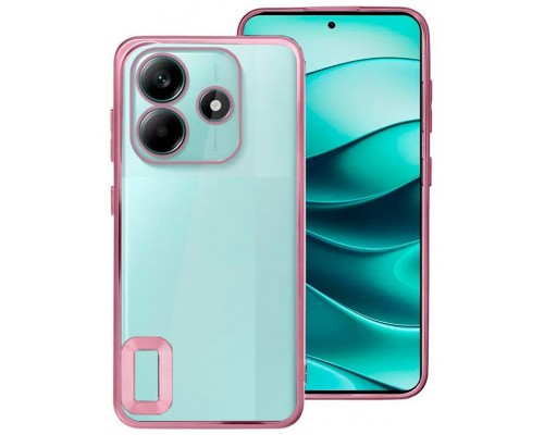 Carcasa COOL para Xiaomi Redmi Note 14 5G Borde Metalizado (Rosa)