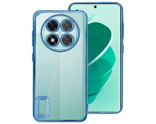 Carcasa COOL para Xiaomi Redmi Note 14 Pro 5G / Note 14 Pro Plus 5G / Poco X7 Borde Metalizado (Azul)