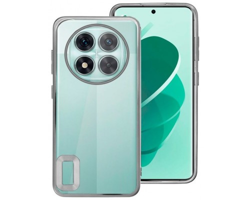 Carcasa COOL para Xiaomi Redmi Note 14 Pro 5G / Note 14 Pro Plus 5G / Poco X7 Borde Metalizado (Plata)
