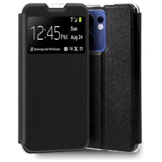 Funda COOL Flip Cover para Oppo Reno 13 F 5G / 13 FS 5G Liso Negro