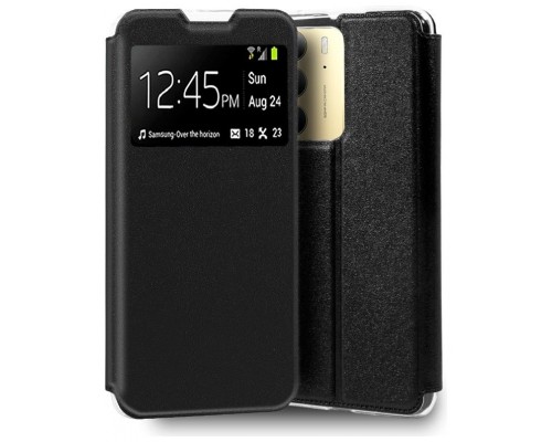 Funda COOL Flip Cover para Realme C75 Liso Negro
