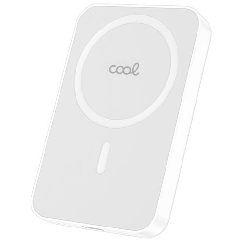 Bateria Externa Universal MAGN&Eacute;TICA Power Bank Qi 5000 mAh COOL Blanco