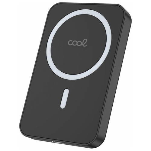 Bateria Externa Universal MAGN&Eacute;TICA Power Bank Qi 5000 mAh COOL Negro