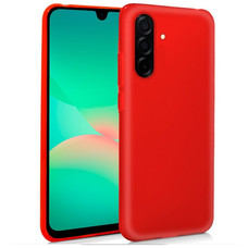 Funda COOL Silicona para Samsung A266 Galaxy A26 5G / A17 / A17 5G (Rojo)-CS3 Funda COOL Silicona para Samsung A266 Galaxy A26 5G / A17 / A17 5G (Rojo)