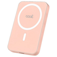Bateria Externa Universal MAGN&Eacute;TICA Power Bank Qi 5000 mAh COOL Rosa