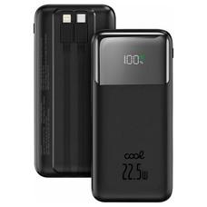 Batería Externa Universal Power Bank 10.000 mAh Carga Rápida 22.5W COOL Pocket Negro-CS4 Batería Externa Universal Power Bank 10.000 mAh Carga Rápida 22.5W COOL Pocket Negro