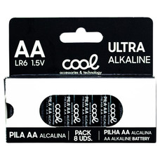 Pilas Alcalinas AA LR6 COOL (Pack 8 uds)