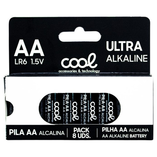 Pilas Alcalinas AA LR6 COOL (Pack 8 uds)