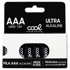 Pilas Alcalinas AAA LR03 COOL (Pack 8 uds)