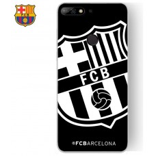 Carcasa COOL para Huawei Y7 (2018) / Honor 7C Licencia Fútbol F.C. Barcelona Negro