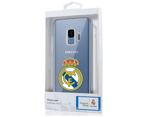 Carcasa COOL para Samsung G960 Galaxy S9 Licencia Fútbol Real Madrid Transparente