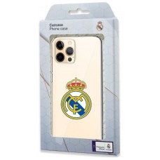 Carcasa COOL para iPhone 12 Pro Max Licencia Fútbol Real Madrid Transparente