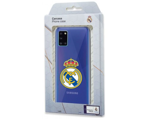 Carcasa COOL para Samsung A315 Galaxy A31 Licencia Fútbol Real Madrid Transparente