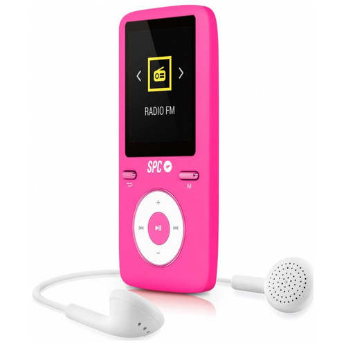 SPC Reproductor MP4+Radio 8488P 8GB Rosa-SX6 SPC Reproductor MP4+Radio 8488P 8GB Rosa