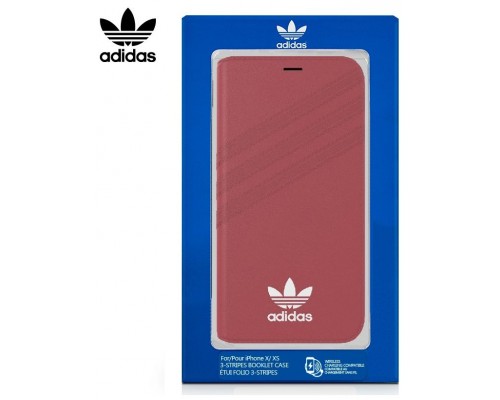 Funda COOL Flip Cover para iPhone X / iPhone XS Licencia Adidas Rosa