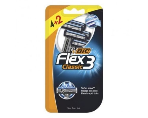 BIC-CUCHILLAS FLEX CL 3 6U-SX1 BIC-CUCHILLAS FLEX CL 3 6U