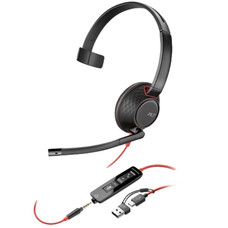 HP Poly Auriculares Poly Blackwire 5210 monaural USB-C + conector de 3,5 mm + adaptador USB-C/A (Espera 4 dias)-SX20 HP Poly Auriculares Poly Blackwire 5210 monaural USB-C + conector de 3,5 mm + adaptador USB-C/A (Espera 4 dias)