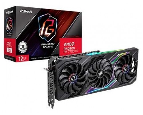 Asrock Phantom Gaming Radeon RX 7700 XT AMD 12 GB GDDR6 (Espera 4 dias)