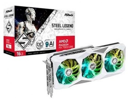 Asrock Steel Legend RX7900GRE SL 16GO AMD Radeon RX 7900 GRE 16 GB GDDR6 (Espera 4 dias)