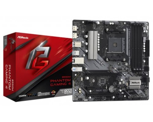 PB AMD SAM4 ASROCK B550M PHANTOM GAMING 4 4DDR4 4SATA3