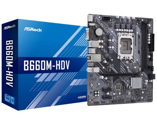 PLACA ASROCK B660M-HDV INTEL1700 2DDR4 HDMI PCIE3.0 (Espera 4 dias)