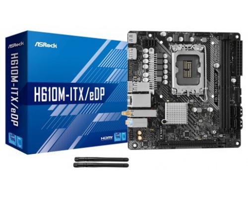 Asrock H610M-ITX/EDP Intel H610 LGA 1700 mini ITX (Espera 4 dias)