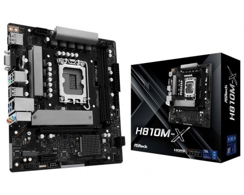 PB S1851 ASROCK H810M-X 2DDR5 PCI5.0 LAN2.5 4XSATA3