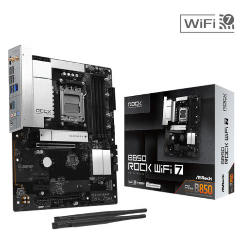 Asrock B850 Rock WiFi 7 AMD B850 Zócalo AM5 ATX (Espera 4 dias)-SX36 Asrock B850 Rock WiFi 7 AMD B850 Zócalo AM5 ATX (Espera 4 dias)