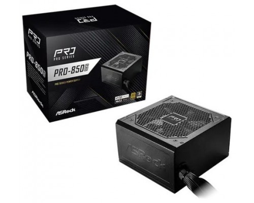 FUENTE ALIMENTACION ASROCK PRO-850B,PSU,850W,BRONZE (Espera 4 dias)