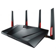 ASUS DSL-AC88U router inalámbrico Doble banda (2,4 GHz / 5 GHz) Gigabit Ethernet Negro, Rojo (Espera 4 dias)
