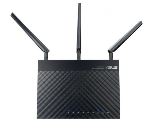 ASUS RT-AC1750 router inalámbrico Doble banda (2,4 GHz / 5 GHz) Gigabit Ethernet Negro (Espera 4 dias)
