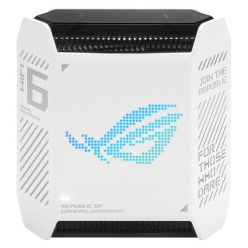 ASUS ROG Rapture GT6 Tribanda (2,4 GHz/5 GHz/5 GHz) Wi-Fi 6 (802.11ax) Blanco 4 Interno (Espera 4 dias)-SX42 ASUS ROG Rapture GT6 Tribanda (2,4 GHz/5 GHz/5 GHz) Wi-Fi 6 (802.11ax) Blanco 4 Interno (Espera 4 dias)