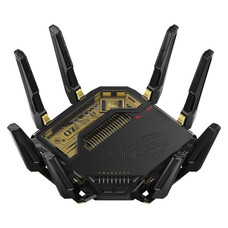 ASUS ROG Rapture GT-BE98 router inalámbrico 10 Gigabit Ethernet Quad-band (2.4 GHz / 5 GHz-1 / 5 GHz-2 / 6 GHz) Negro (Espera 4 dias)-SX173 ASUS ROG Rapture GT-BE98 router inalámbrico 10 Gigabit Ethernet Quad-band (2.4 GHz / 5 GHz-1 / 5 GHz-2 / 6 GHz) Negro (Espera 4 dias)
